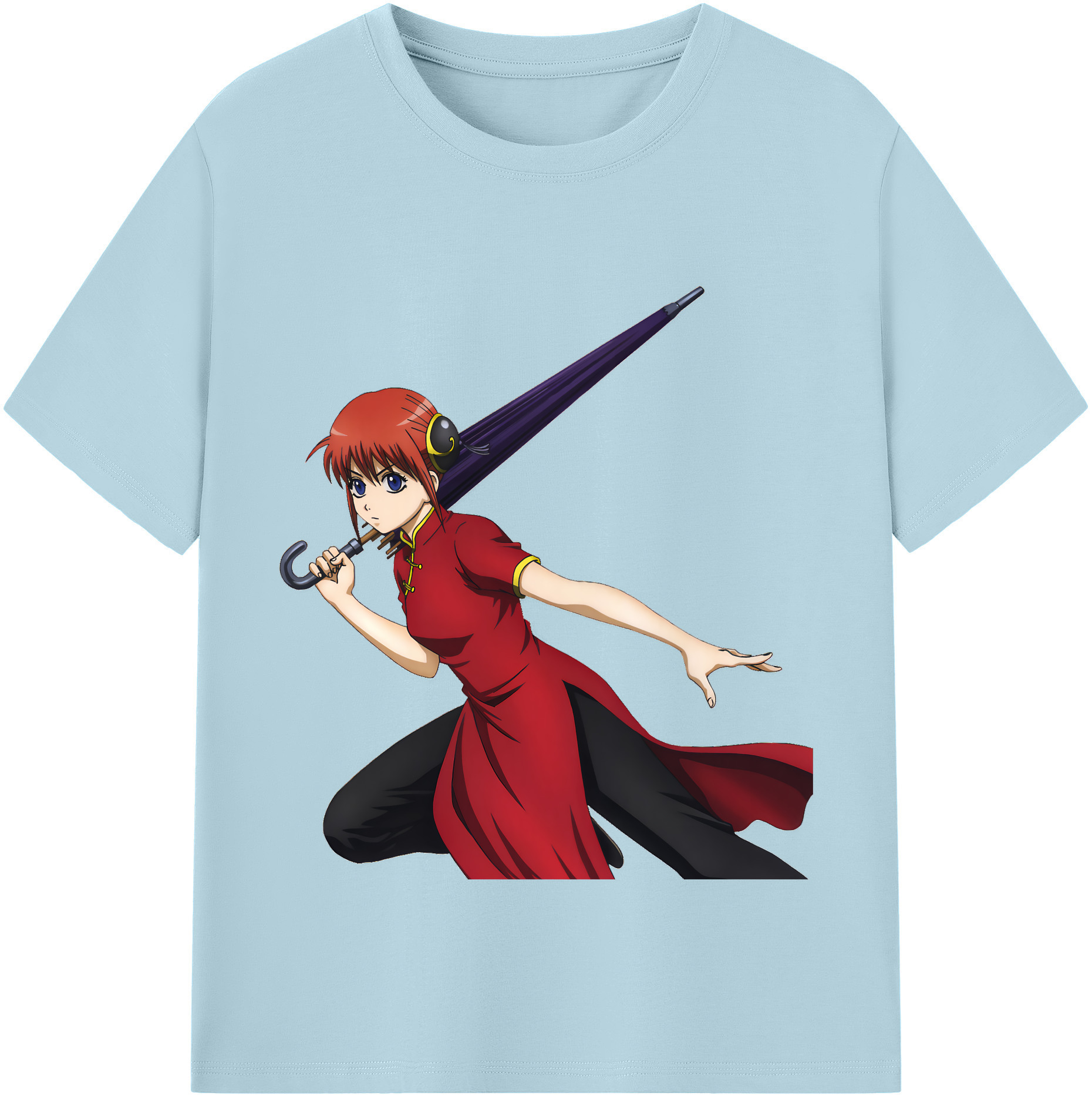 （画像用） ぎんたま 坂田銀時（さかたぎんとき） 神楽 志村新八（しむら しんぱち） GINTAMA Sakata Gintoki Kagura Shimura Shinpachi 綿100％半袖Tシャツ（フロントプリント）